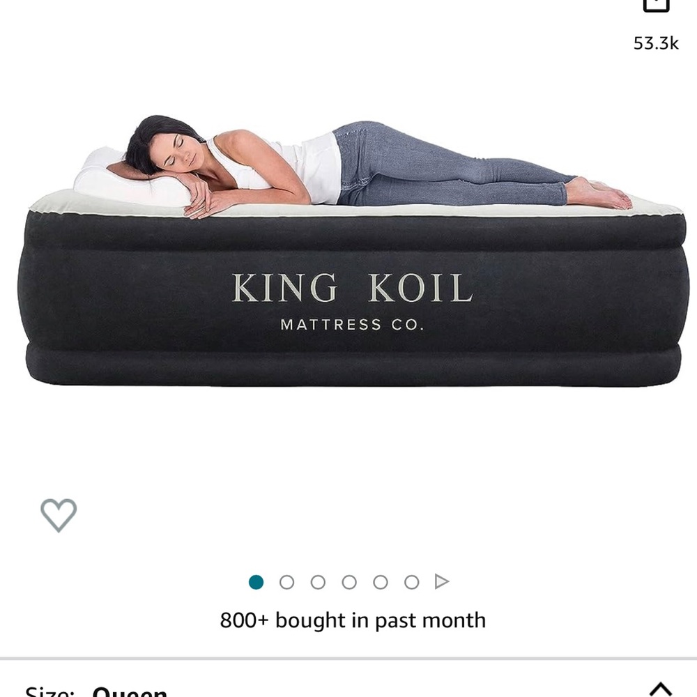 Queen size air bed